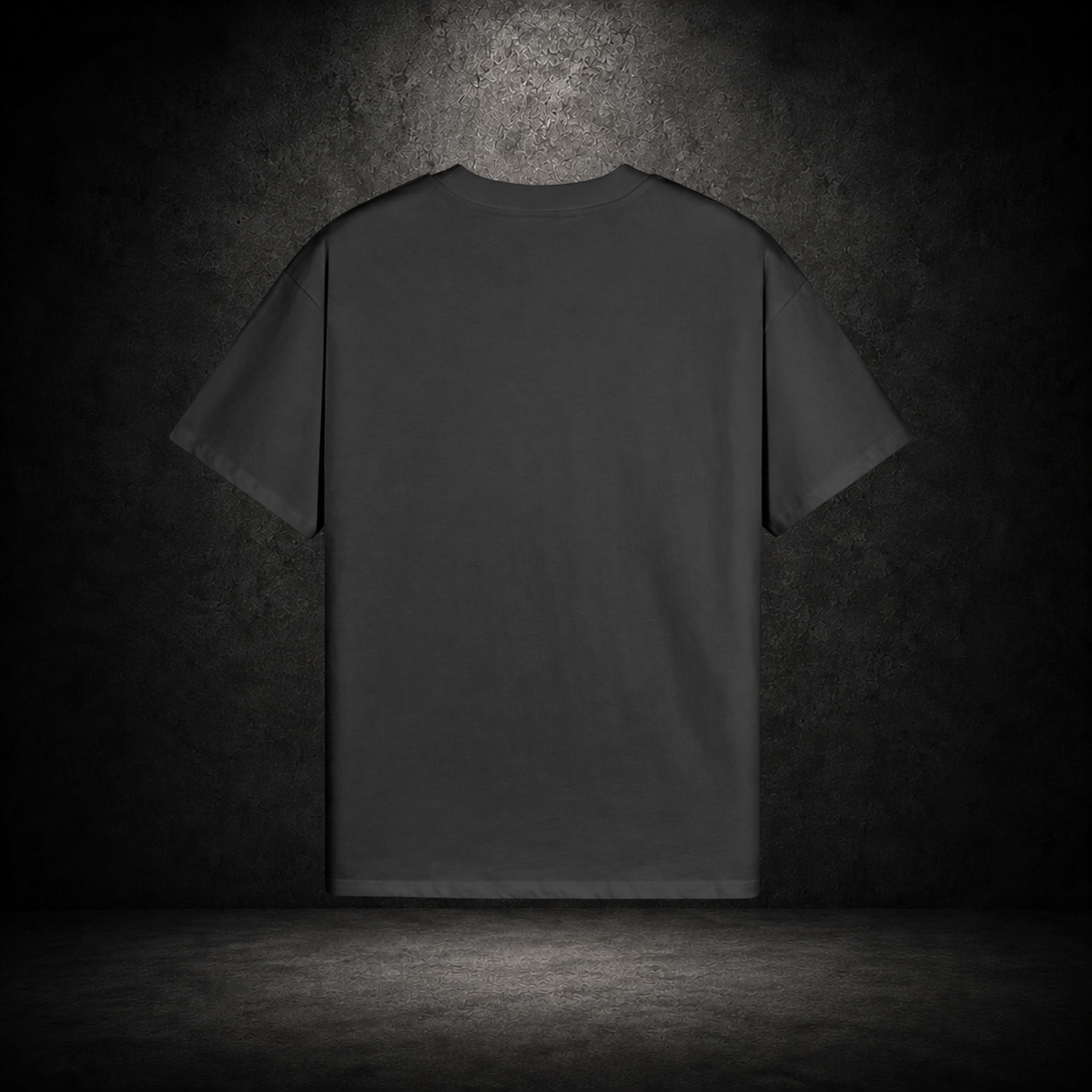 IL MATTO Everyday Tee Black Bronze blank back — branded backdrop