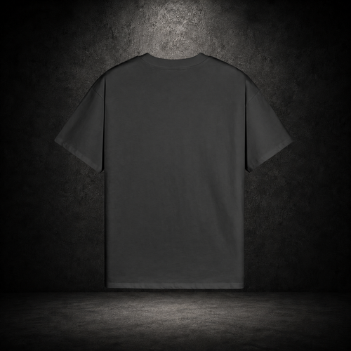 IL MATTO Everyday Tee Black Bronze blank back — branded backdrop