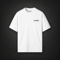 IL MATTO Premium Graffiti Tee — White front with graffiti chest wordmark